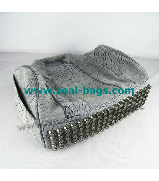 AAA Replica Alexander Wang Rocco Mini Duffle Top Handle Grey